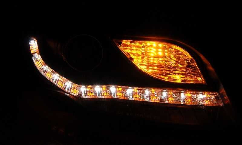 Фарове Ауди А4 Б7 ЛЕД Нови Audi A4 B7 LED Нови Тунинг Затъмнени