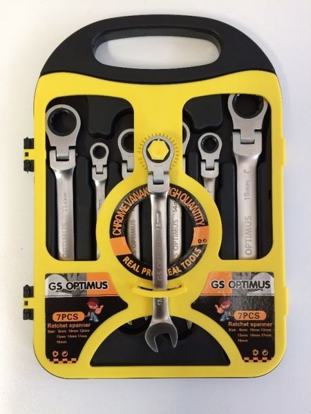 Trusa / Set 7 chei combinate cu clichet #1