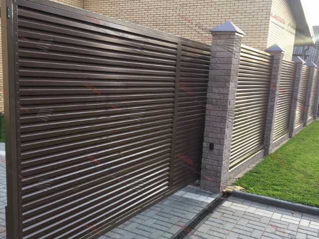 Забор жалюзи от производителя