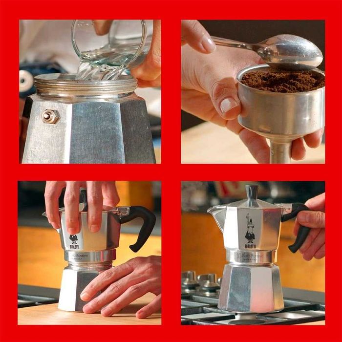 Bialetti Moka Express Кафеварка, За 6 чаши (270 мл)