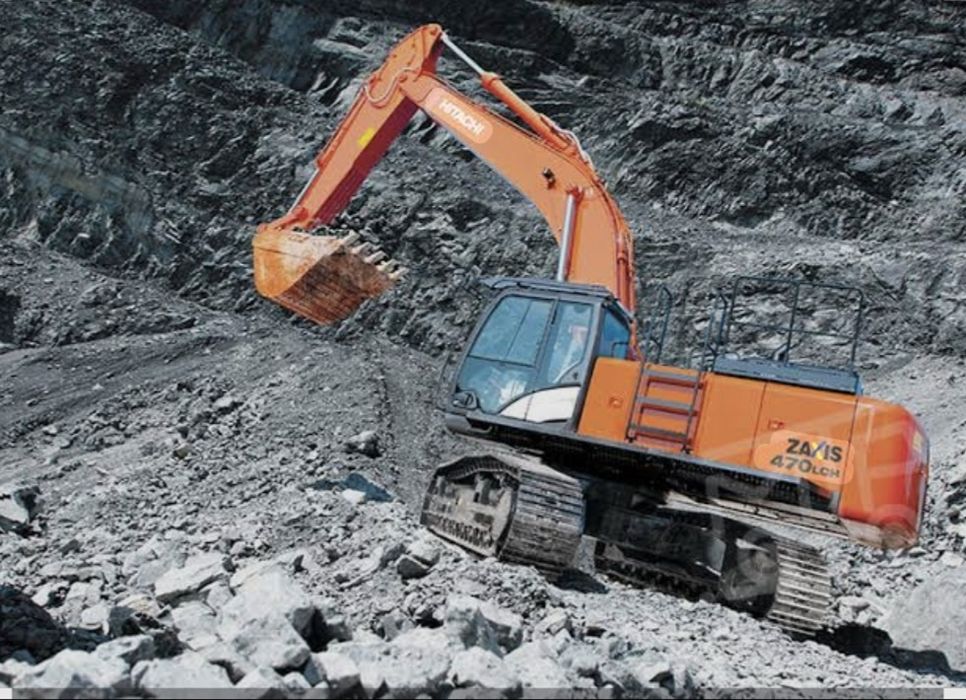 Гусеничный экскаватор + гидромолот