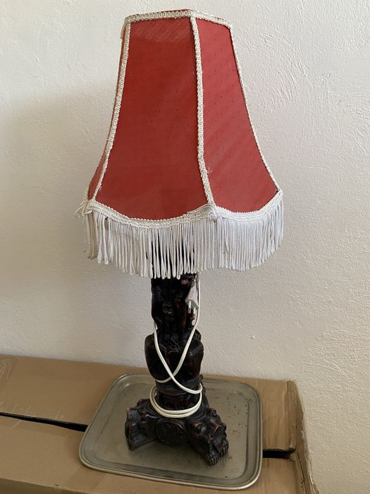 Veioza cu avajur textil (radina)