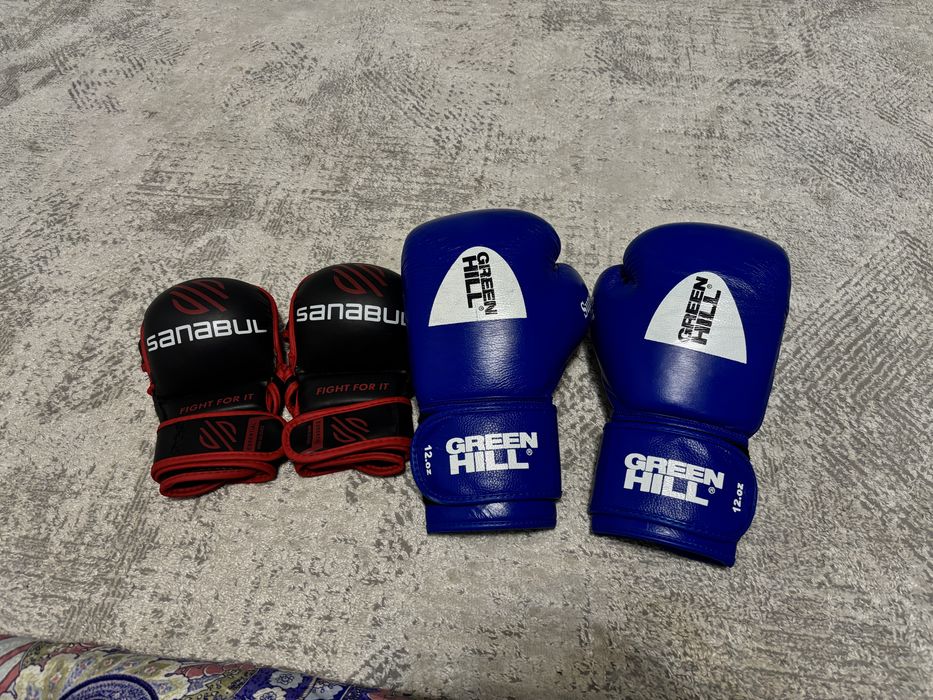 боксерская перчатка Green Hill IBA,черепахи мма