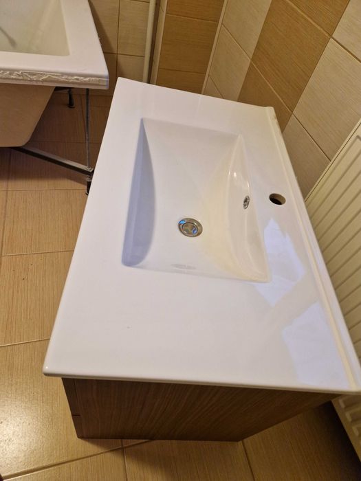 Lavoar cu masca pentru baie 80 cm