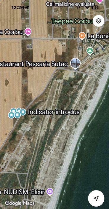 Teren pe faleza, cu vedere la mare, Corbu jud Constanta