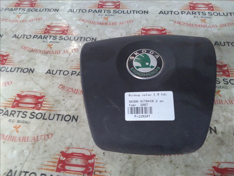 airbag volan 1.9 tdi skoda octavia 2 an fabr. 2007