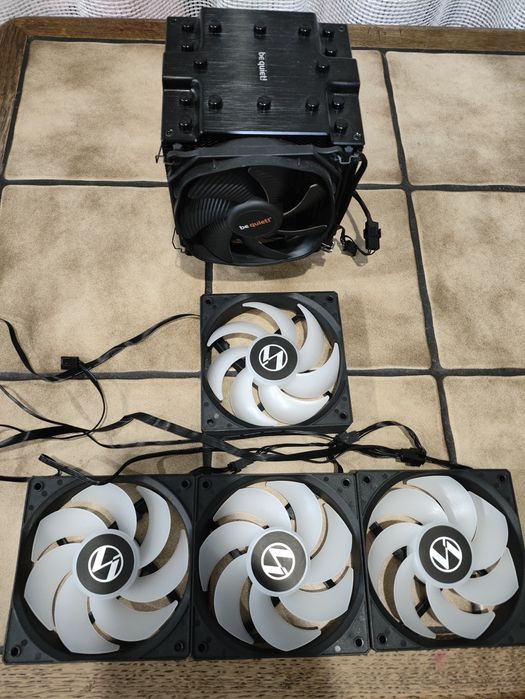 Dark Rock pro4 + lian li комплект вентиляторов