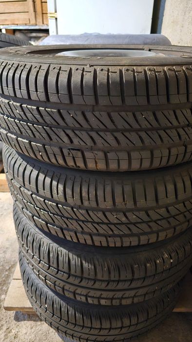 Logan - Anvelopele de VARĂ + jantele originale - 185/65/R15