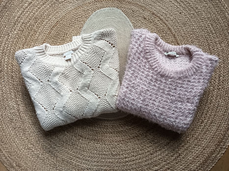 Лот от два дебели зимни пуловера H&M и LC Waikiki - S-размер