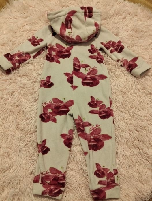 Combinezon salopeta Ted Baker trandafiriu 2-3 ani