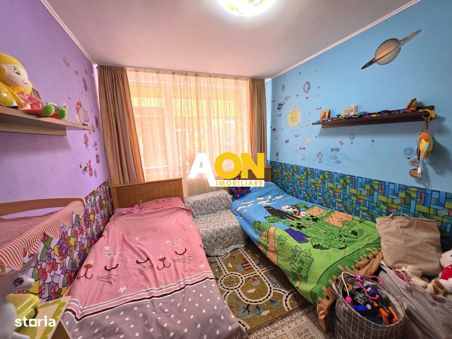 Apartament 3 camere, 2 balcoane, decomandat, mobilat, utilat, Ampoi 3