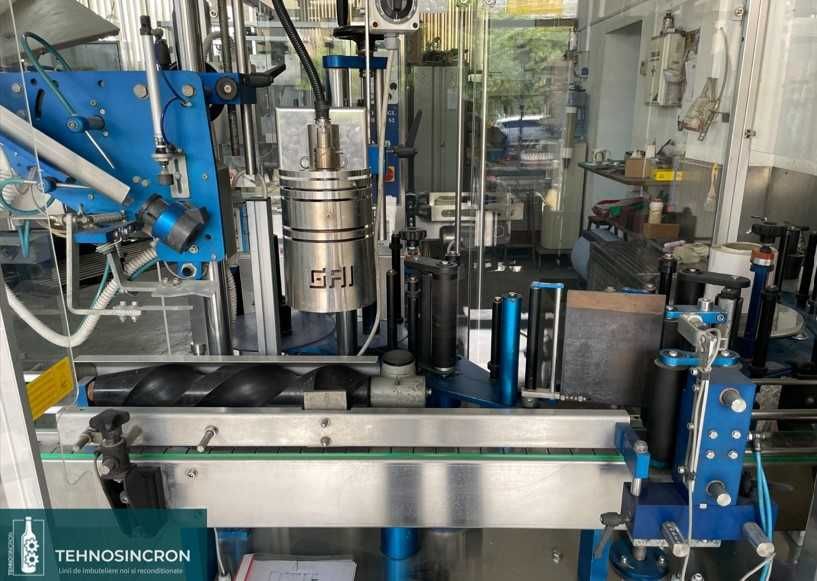 Linie de imbuteliat - AUTOMATA - Umplere/Dopuire/Etichetare/Capisonare