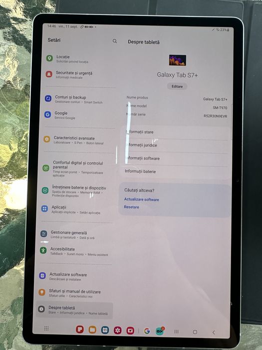 Samsung S7 plus de 256 Gb, display 12,4”, pret 1200 lei