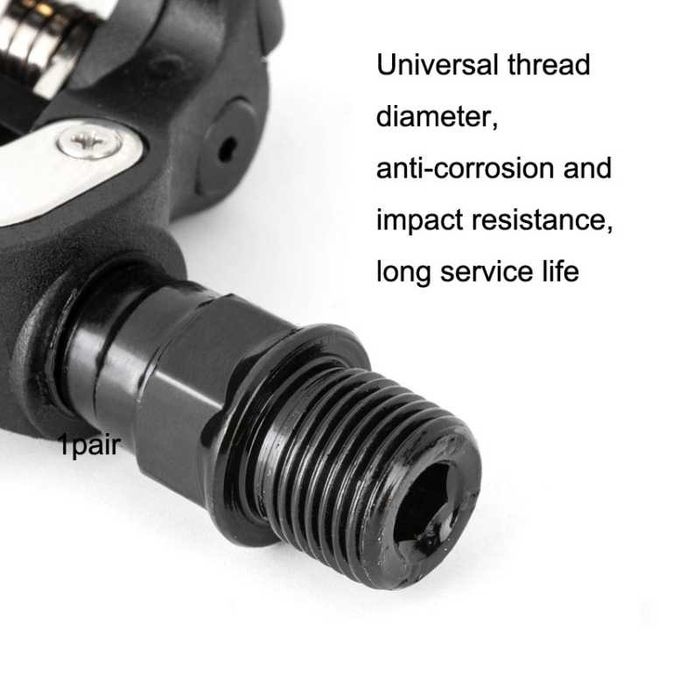 Самозаключващи педали за шосеен велосипед PROMEND, SPD-SL + Парчета