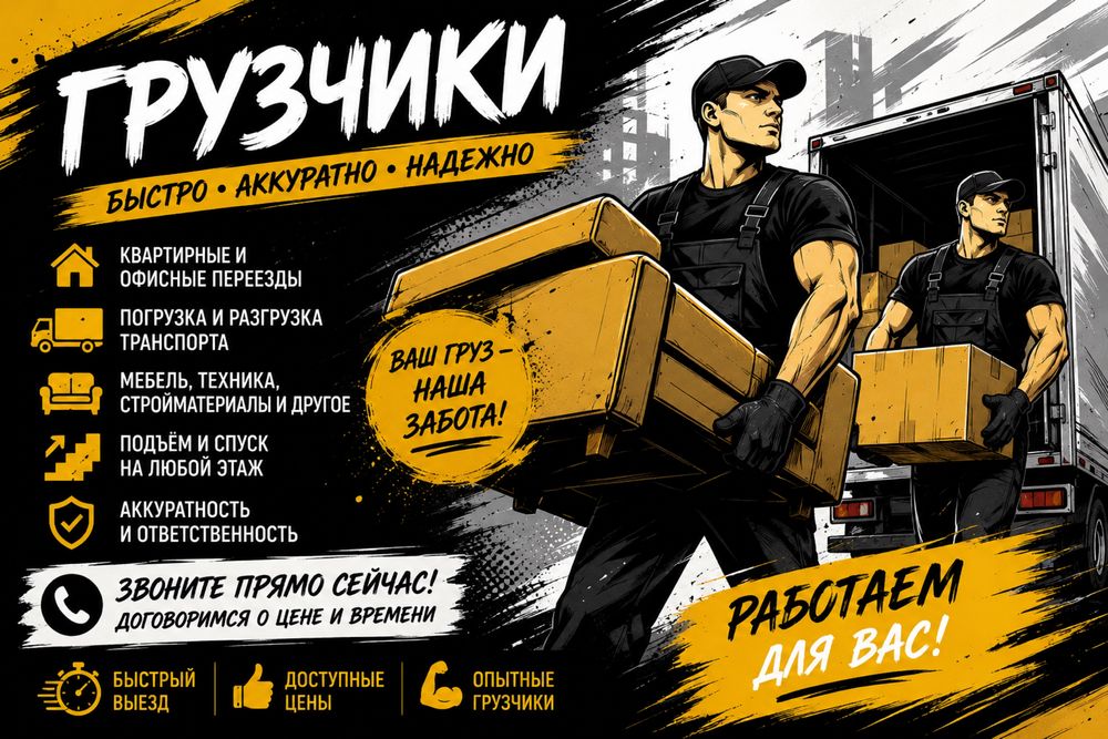 Грузчики и грузоперевозки