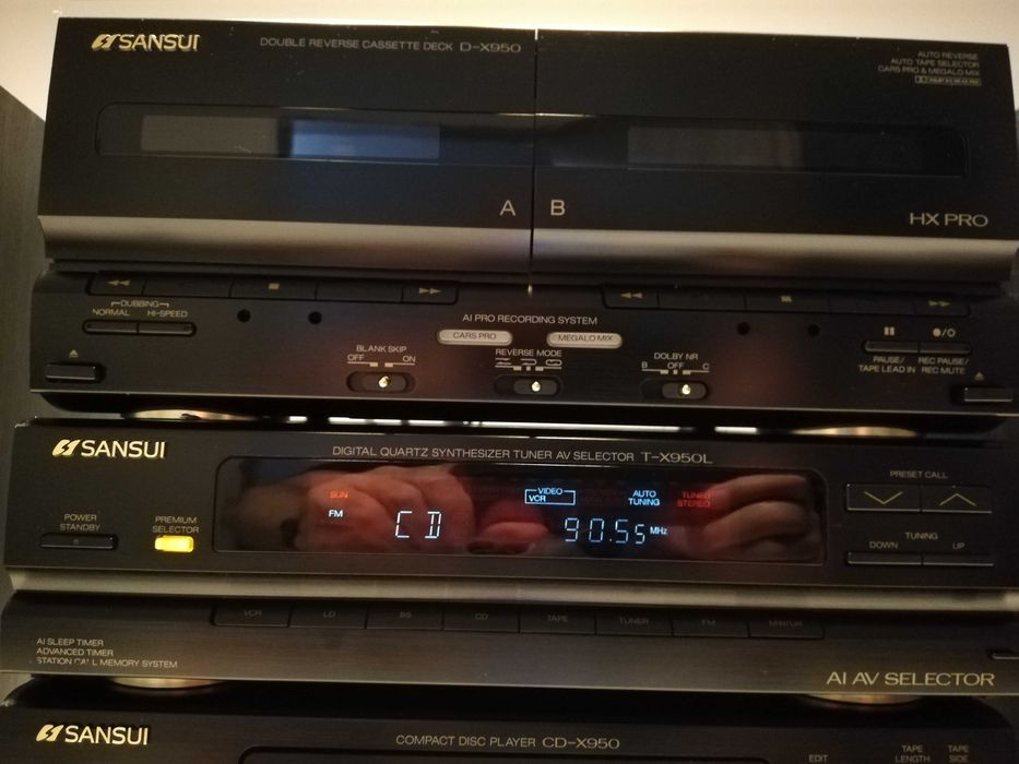 Linie Audio SANSUI A-X750/CD-X950/T-X950L/D-X950/S-X950 - Japan/