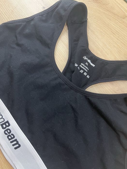 Спортно бюстие Bralette Black - GymBeam