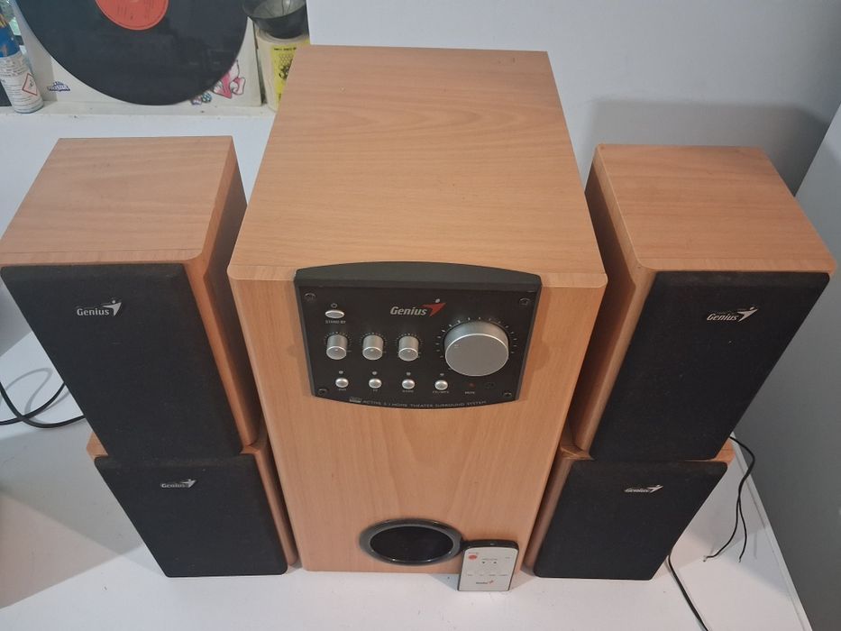 Sistem genius 5.1,5000 cu telecomanda