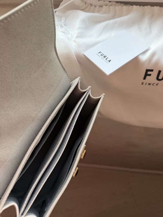 Furla кожена чанта