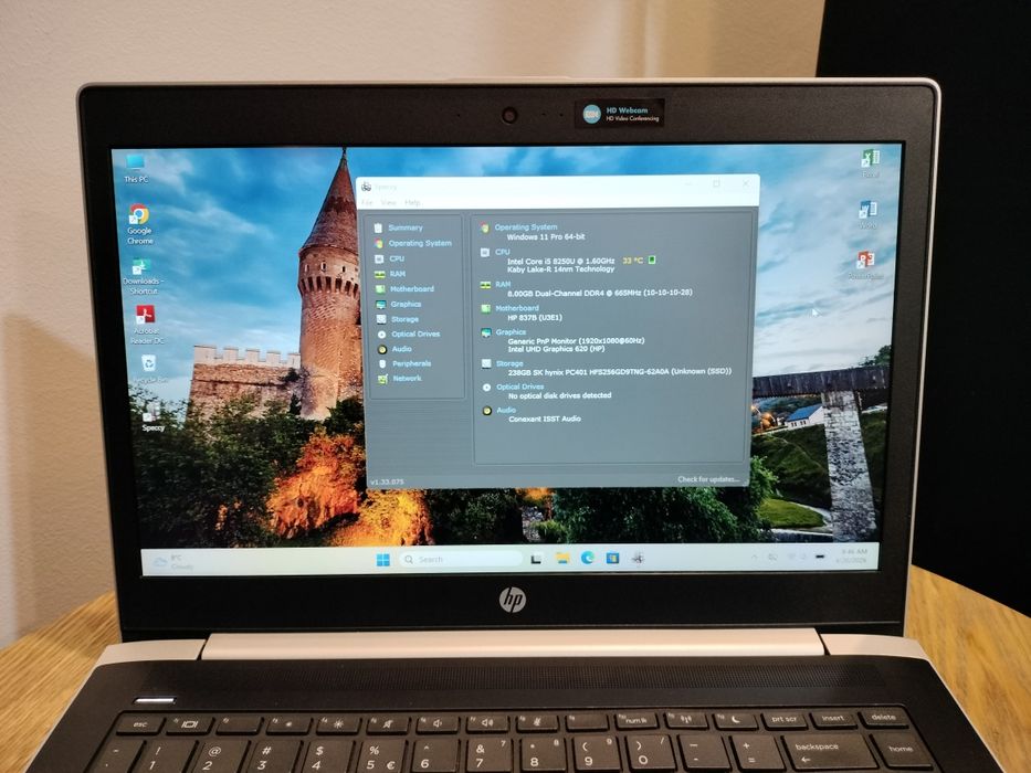 Hp-Probook 440 G5 -intel I5-8250u