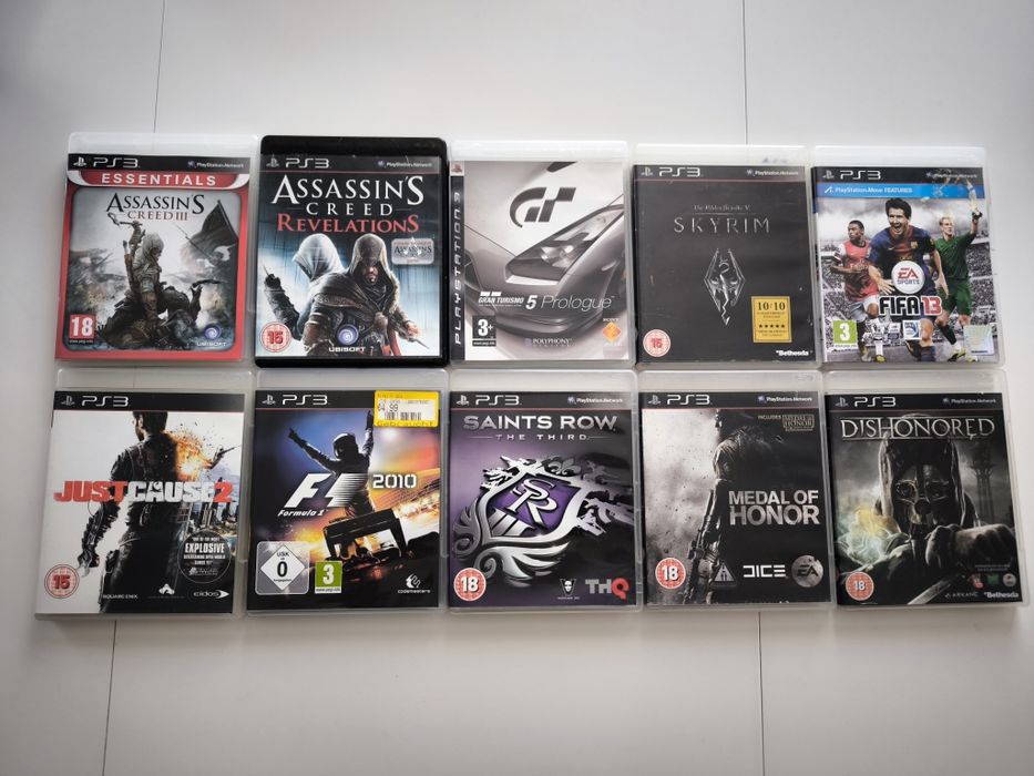 PS3 Игри – Лот от 10 Броя – 25.59 EUR – Оригинални Игри за PlayStation 3