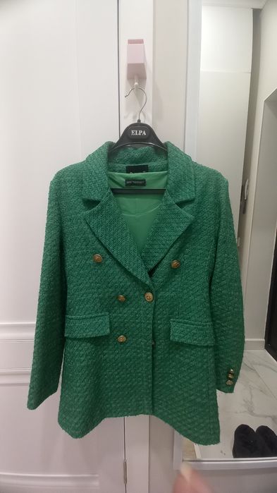 Пиджак твидовый женский