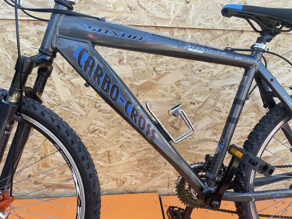 Bicicleta carbocross frana pe disc roti 26” cadru aluminiu