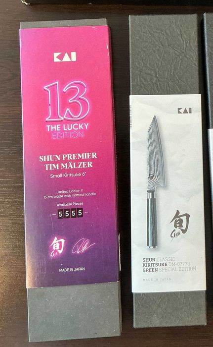 Cutite bucatarie japoneze KAI Shun Limited edition si Miyabi. Noi.