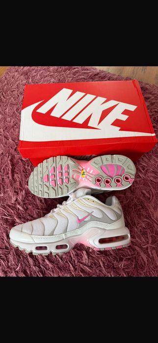 nike tn 39 alb cu roz