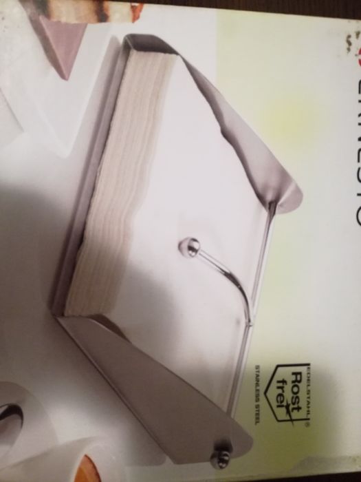 INOX - Нови Поставка за Салфетки / Кошче за Отпадъци