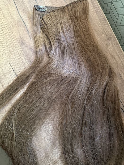 Индийска коса на клипси 150гр. 60см. Salon Vanet