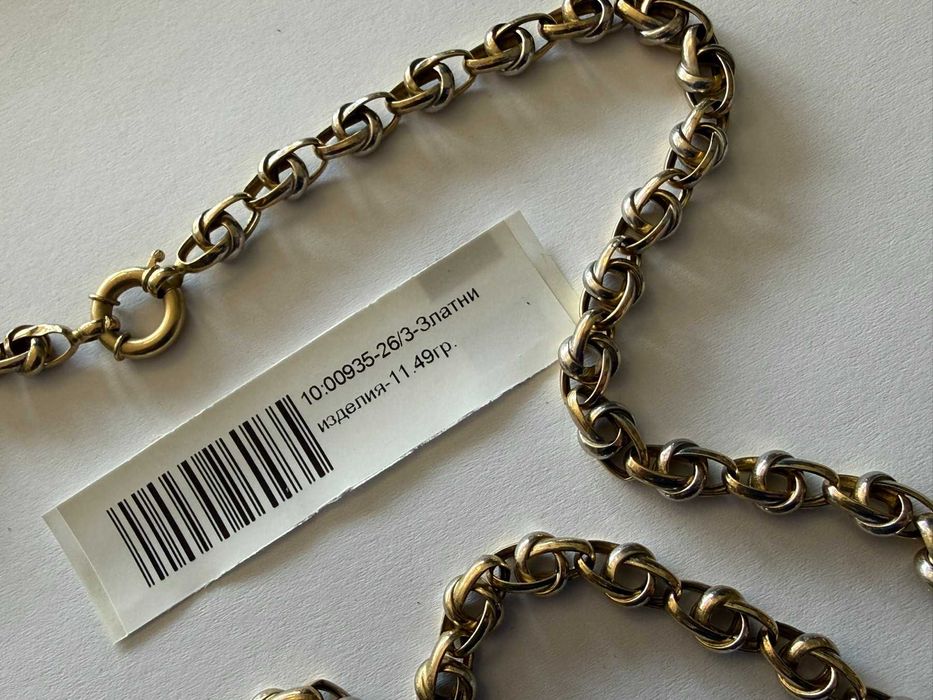 Златен синджир / ланец / кралска роза - 11.49 грама - 14к