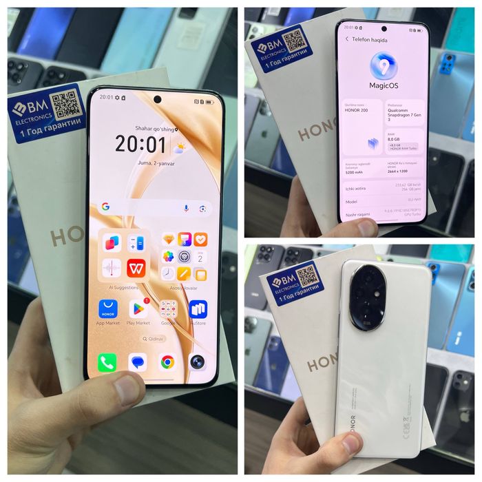 Honor 200  8/256gb