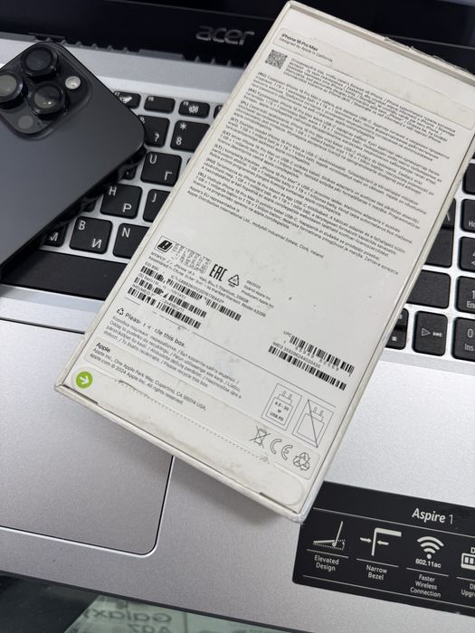 Iphone 16 Pro max 256Gb EAC емкость 100%
