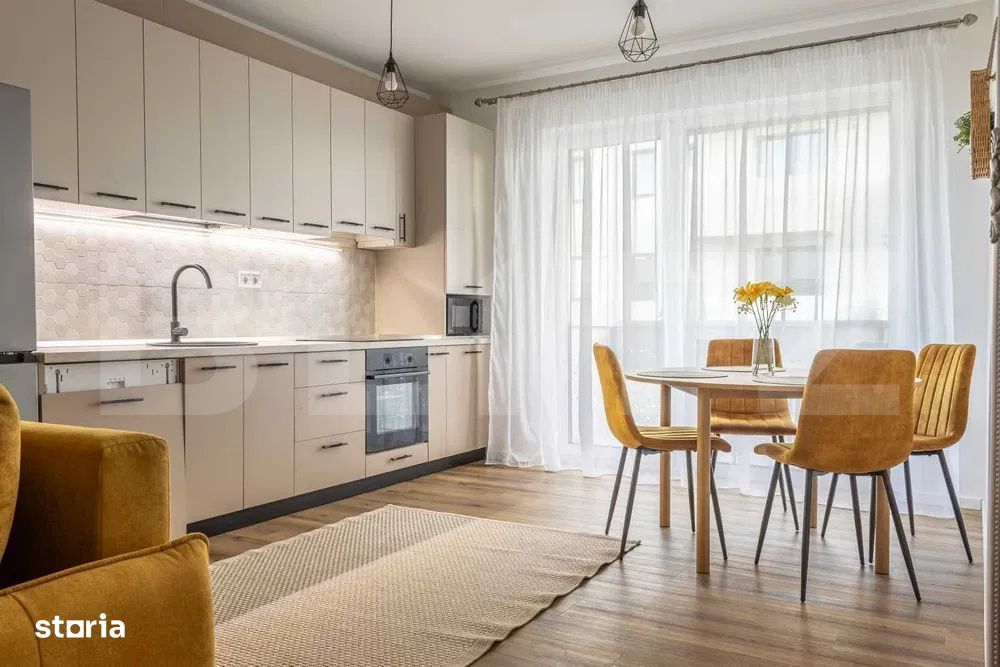 Apartament cu 2 camere, prima inchiriere in complex nou, zona Apahida