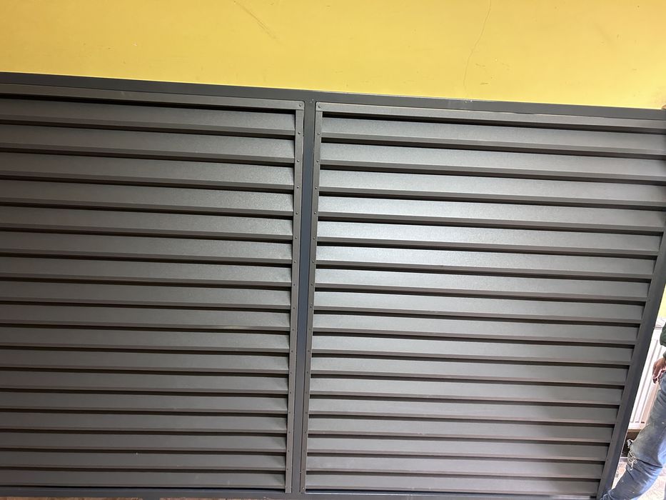 Elemtente gard jaluzea sipca metalica decupare laser