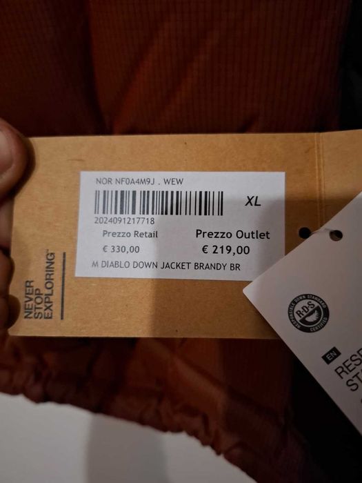 The North Face Giaca barbat Diablo Cod NF0A4M9JWEW-XL