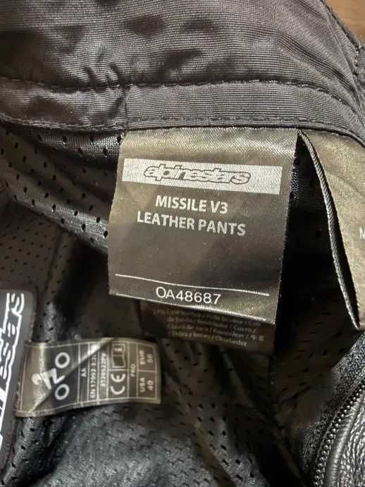Alpinestars Missile V3 Leather Pants