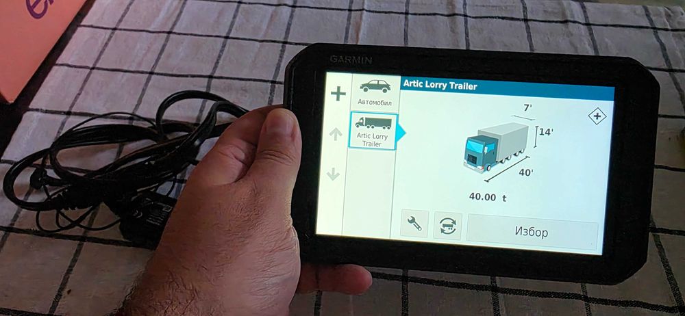 Навигация за камион Garmin Dezl 780 7 инча карти за цяла Европа и Турция пълен комплект