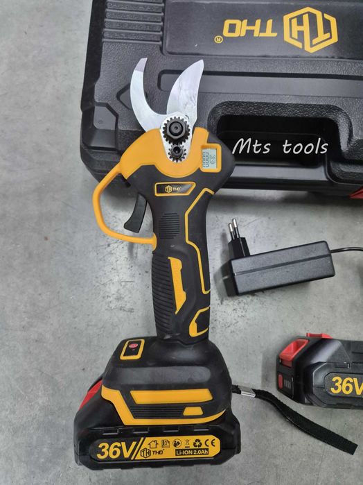 Foarfecă electrică Tho cu 2 acumulatori 36V afișaj LCD