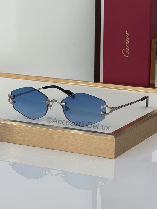 Ochelari de Soare Cartier CT0620S Noi Full Box [Verificare Colet] Silver