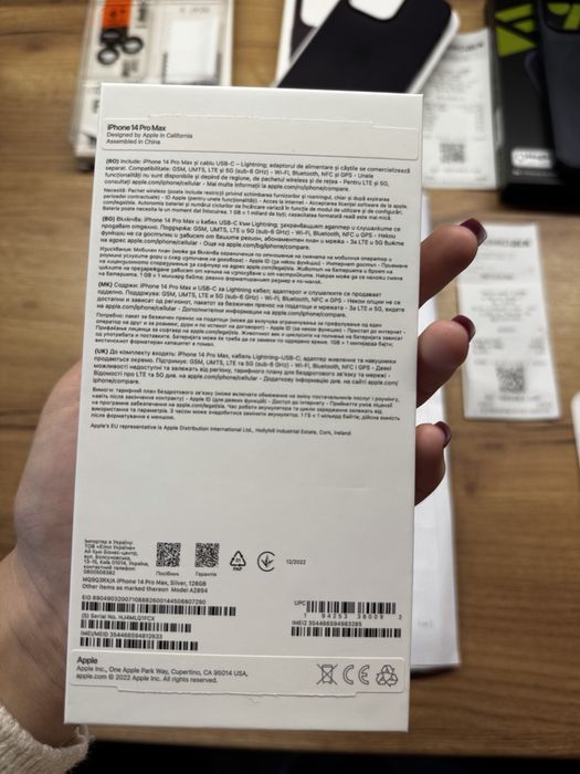 Iphone 14 Pro Max, Silver, 128 GB