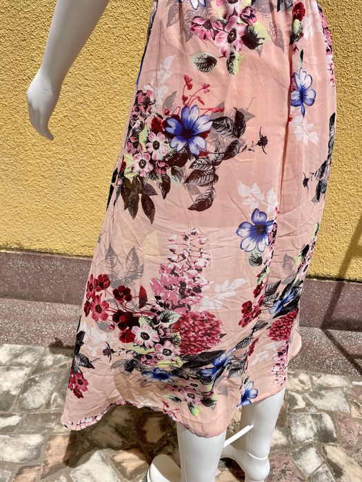 Rochita de vara piersica cu flori marime S