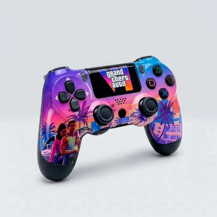 Безжичен PS4 Джойстик FC25/GTA с LED и Вибрация