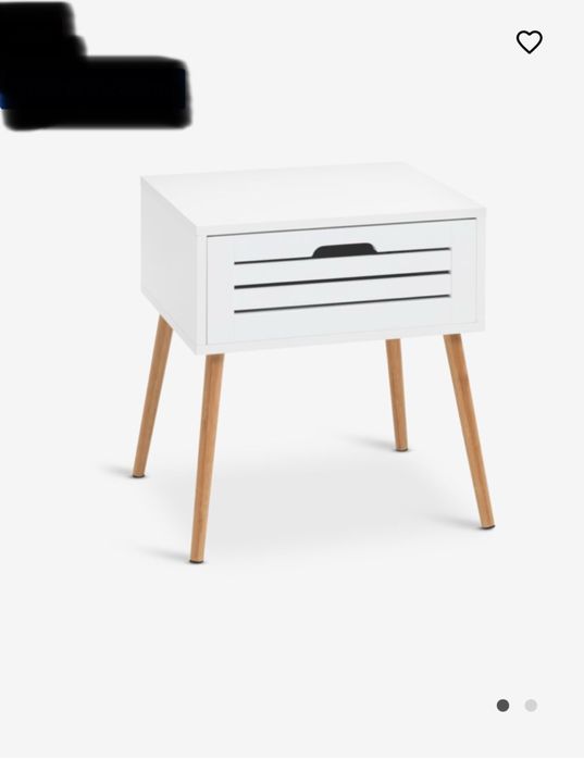 Noptiera Brody Jysk bambus alb