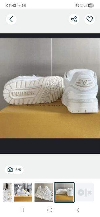 Louis Vuitton skate maxi  alb si negru  ultimate verificare colet