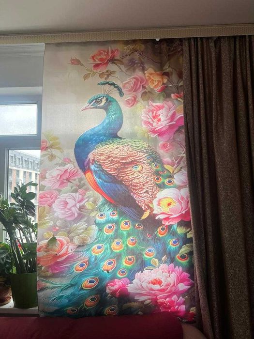 занавески шторы павлин