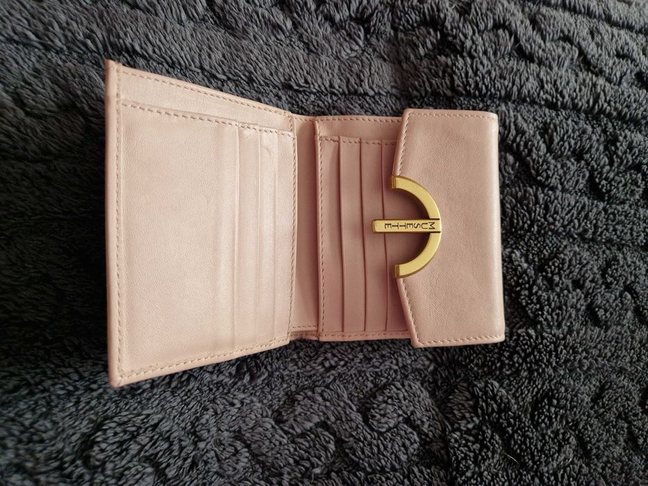 Portofel Musette piele roz pudrat
