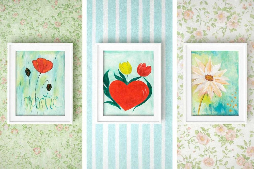 Tablouri picate manual