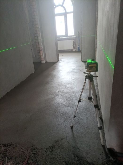 Пол сухой стяжка и жидкий бетон